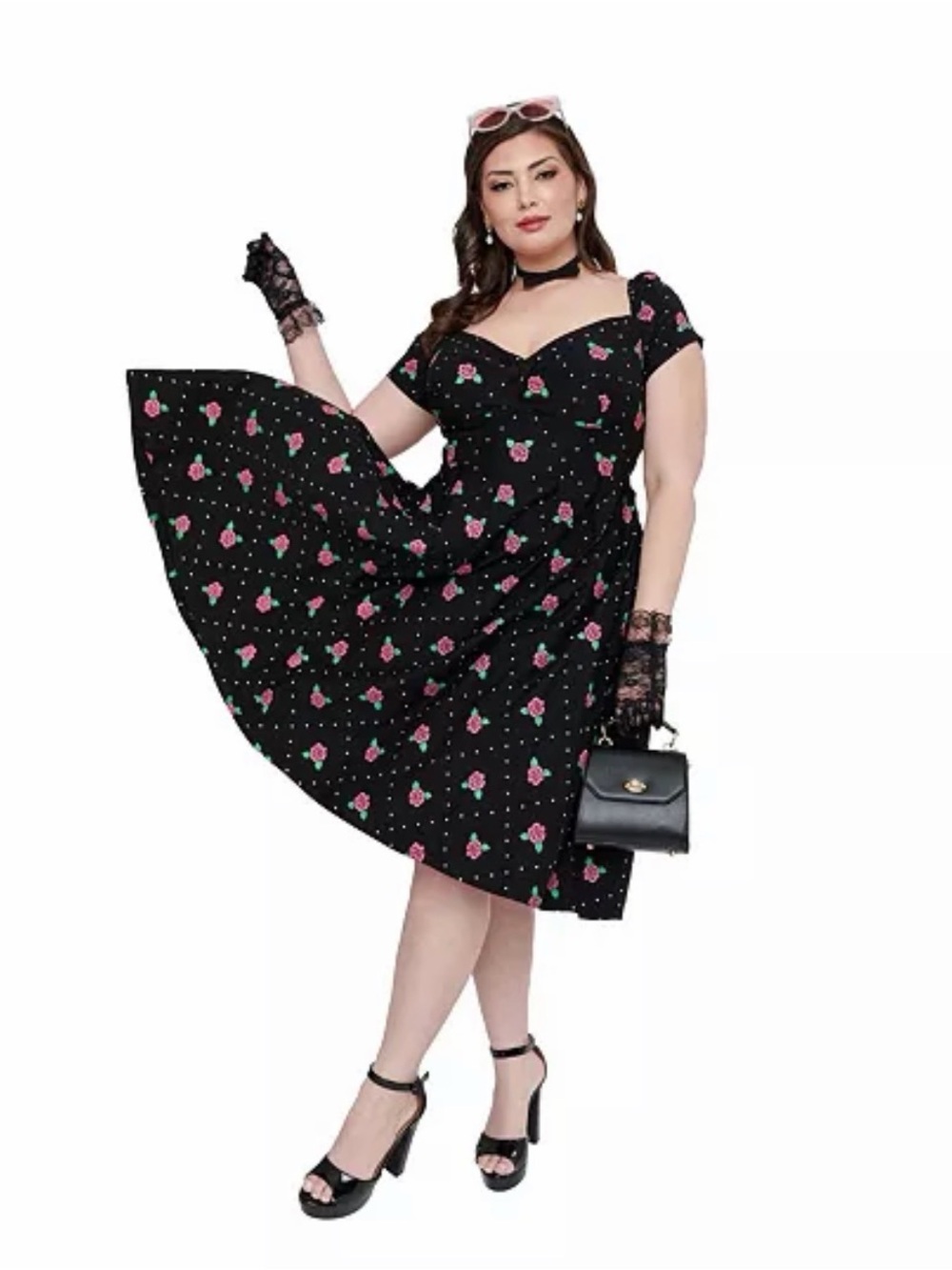 NWT Unique Vintage Midge Swing Dress - Picture 3 of 3